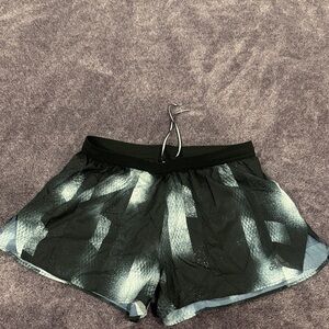 adidas Women's Black and White Athletic Shorts